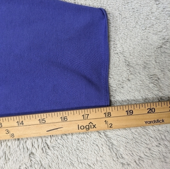 Free People Leggings Women's M Blue Scorpio Capri Ruched Studio Performance Crop - Picture 5 of 9